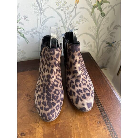 Circus Sam Edelman Womens Leopard Print Ankle Booties Boots Size 6 Multicolor - Picture 2 of 10